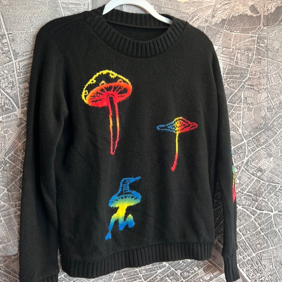 The Elder Statesman-Size 0 - Mushroom cashmere sweater - Picture 1 of 3